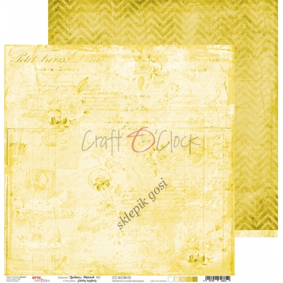 YELLOW MOOD - 02 - DWUSTRONNY PAPIER 30,5X30,5CM