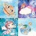 COSMIC ADVENTURES - ZESTAW PAPIERÓW 20,3X20,3CM