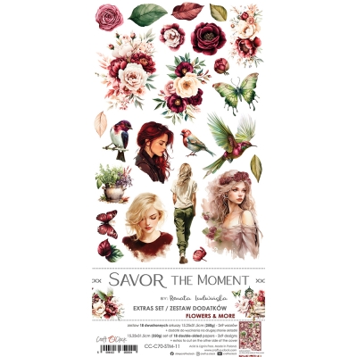 SAVOR THE MOMENT - zestaw DODATKÓW - FLOWERS
