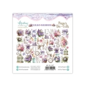 PAPIEROWE ELEMENTY - LILAC GARDEN 60 SZT.