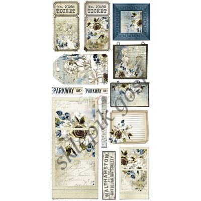LOVELY WHEN YOU SMILE - JUNK JOURNAL SET - ZESTAW DODATKÓW